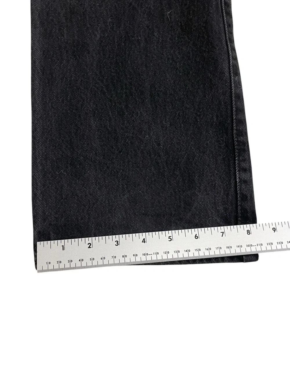 Levi's 501 Button Fly Black Straight Leg Relaxed Fit Men’s Jeans Size 35/32